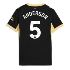 Manchester City Elliot Anderson #5 Borte skjorte til dame 2026-27 Kortermet